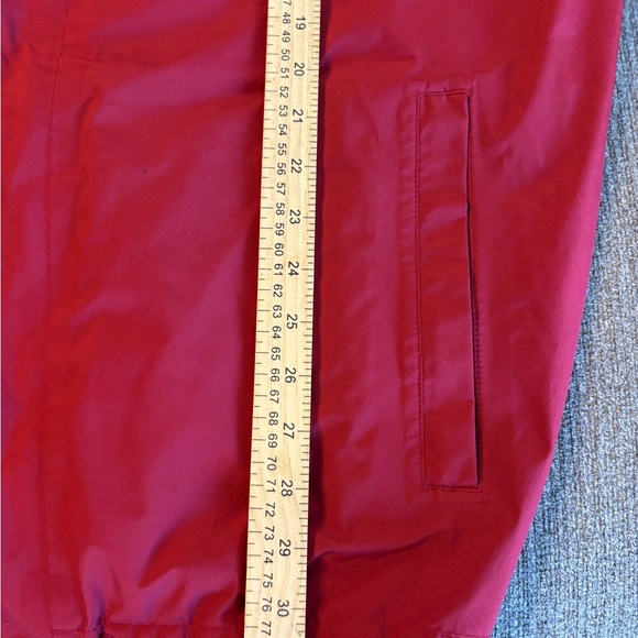 LL Bean Vintage Jacket Red Rain Coat Men's XXL Tall 2XLT Full Zip - Picture 7 of 8